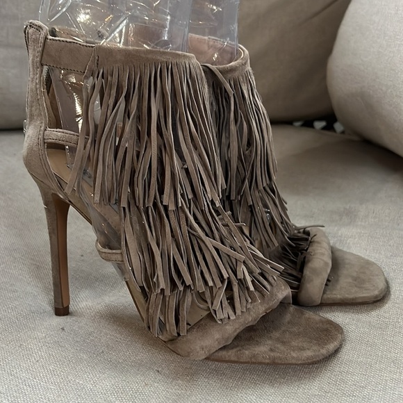 Steve Madden fringes suede heels Fringly 7.5 - Picture 3 of 9